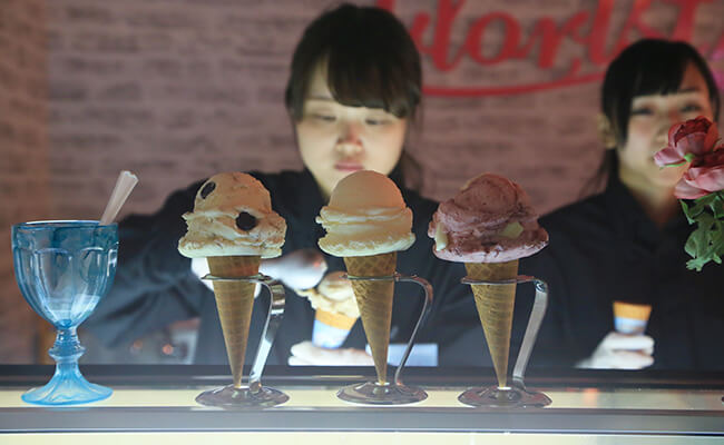 SWEETS by NAKED（スイーツバイネイキッド）のIce cream Floristで食べられるBen & Jerry’sのアイスクリーム