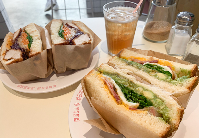 『sando club（サンドクラブ）』のサンドイッチ