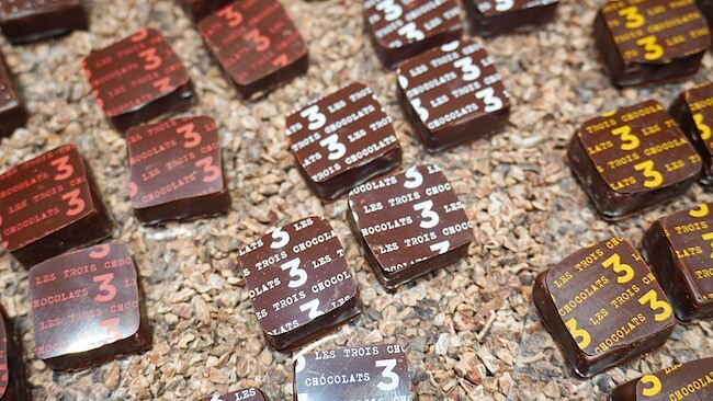 LES TROIS CHOCOLATS（レ・トロワ・ショコラ）のチョコレート