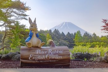 英国式庭園「ピーターラビット™ イングリッシュガーデン」が山梨・富士本栖湖に開園