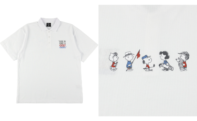 『オーソルヴェール軽井沢倶楽部』とコラボレーションしたオリジナルグッズのポロシャツ