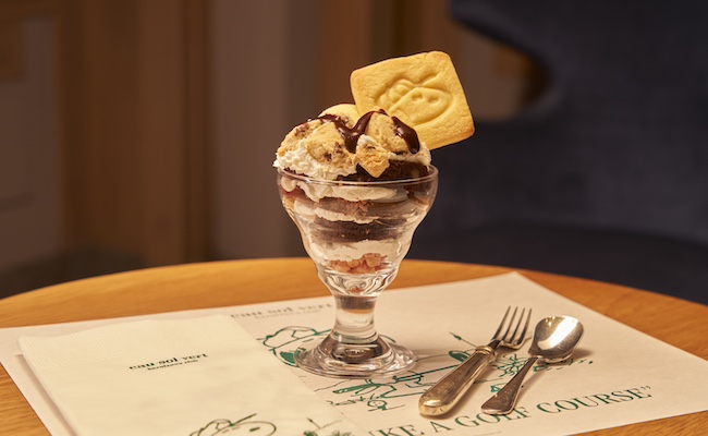 チョコチップクッキーのパフェ